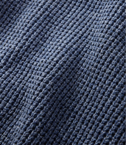 Men's Organic Cotton Waffle Sweater, Cardigan | L.L.Bean online