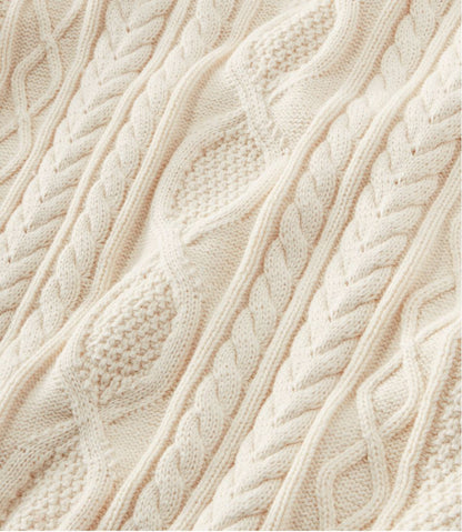 Men's Bean's Heritage Soft Cotton Fisherman Sweater, Button-Mock | L.L.Bean US