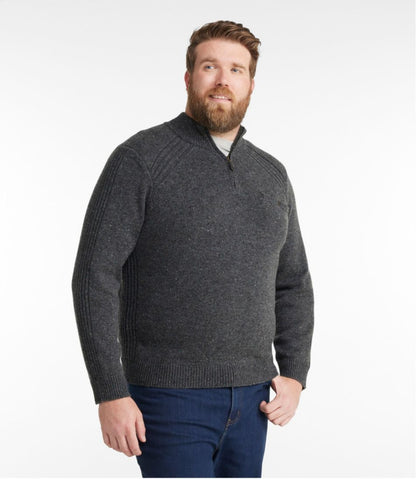 Men's Rangeley Merino Sweater, Quarter-Zip | L.L.Bean outlet