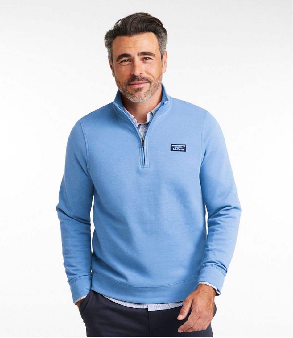 Men's Comfort Stretch Performance® Piqué, Quarter-Zip Pullover | L.L.Bean US