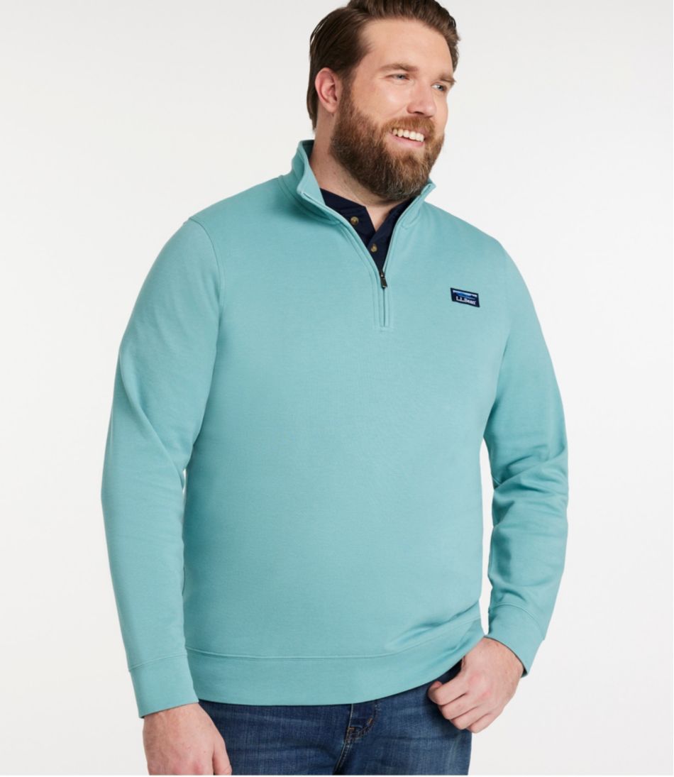 Men's Comfort Stretch Performance® Piqué, Quarter-Zip Pullover | L.L.Bean US
