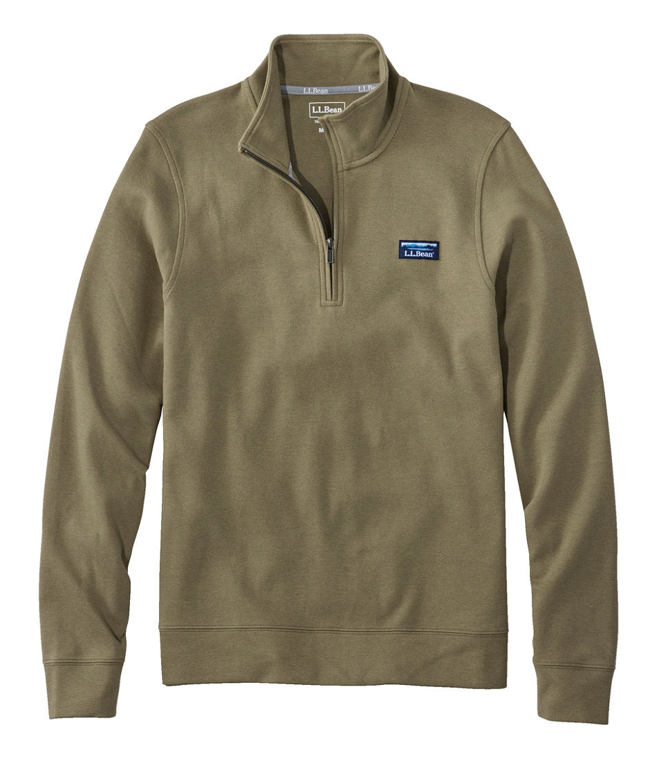 Men's Comfort Stretch Performance® Piqué, Quarter-Zip Pullover | L.L.Bean US