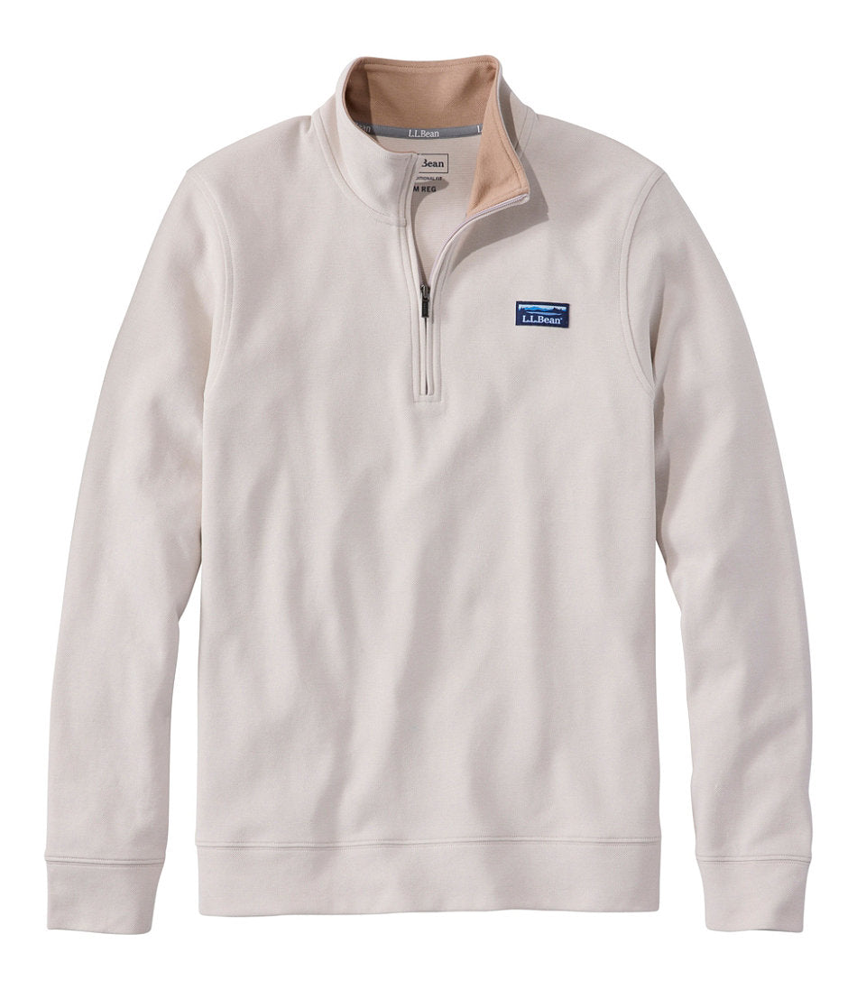 Men's Comfort Stretch Performance® Piqué, Quarter-Zip Pullover | L.L.Bean US