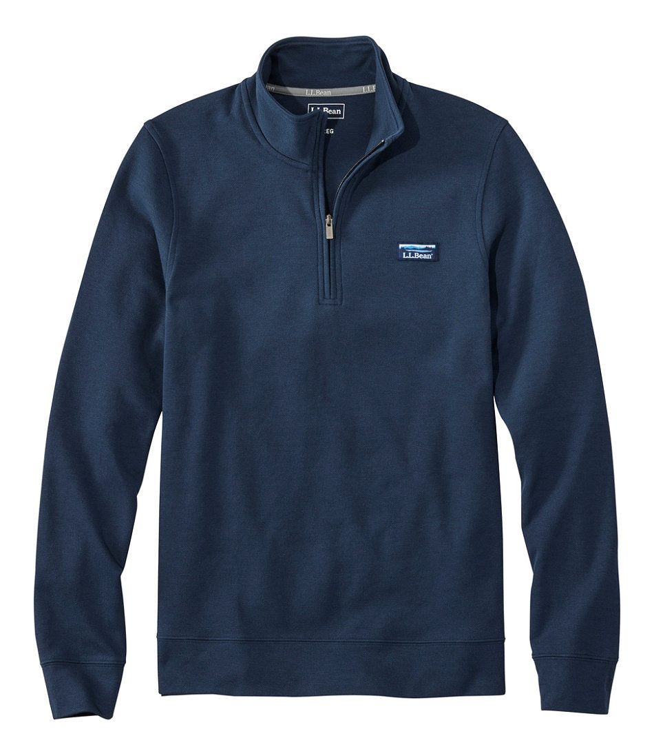 Men's Comfort Stretch Performance® Piqué, Quarter-Zip Pullover | L.L.Bean US