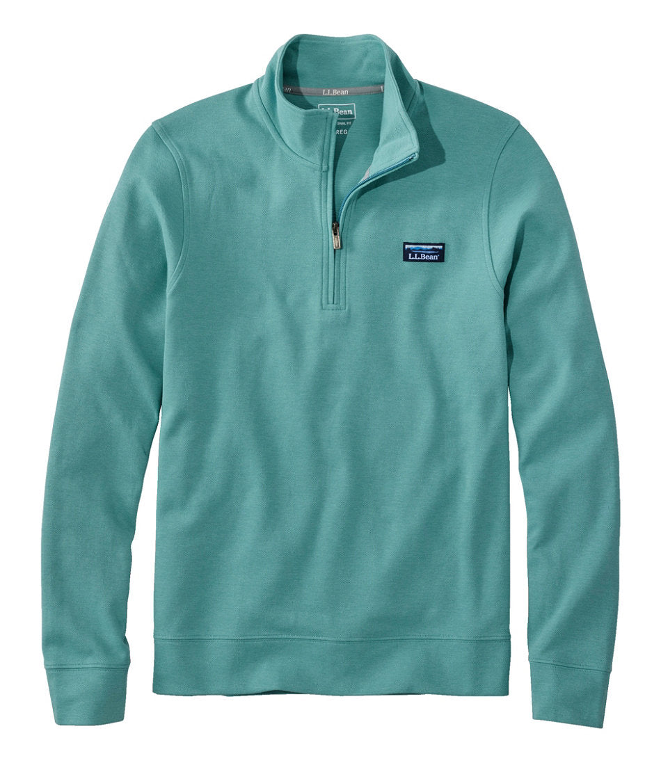 Men's Comfort Stretch Performance® Piqué, Quarter-Zip Pullover | L.L.Bean US
