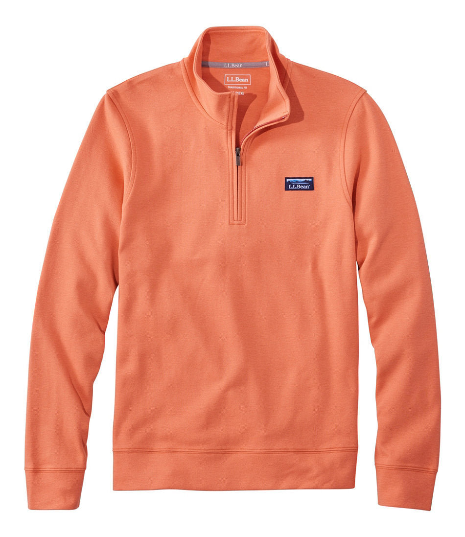 Men's Comfort Stretch Performance® Piqué, Quarter-Zip Pullover | L.L.Bean US
