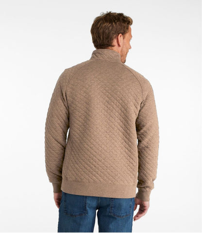 Men's Quilted Sweatshirt, Mockneck | L.L.Bean outlet