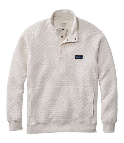 Men's Quilted Sweatshirt, Mockneck | L.L.Bean outlet