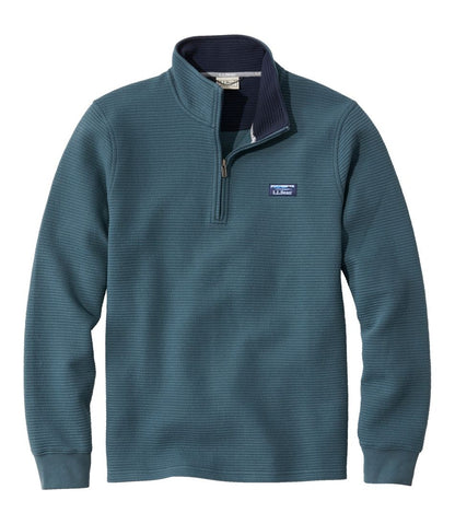 Men's Lakewashed Double-Knit Quarter-Zip Pullover | L.L.Bean discount