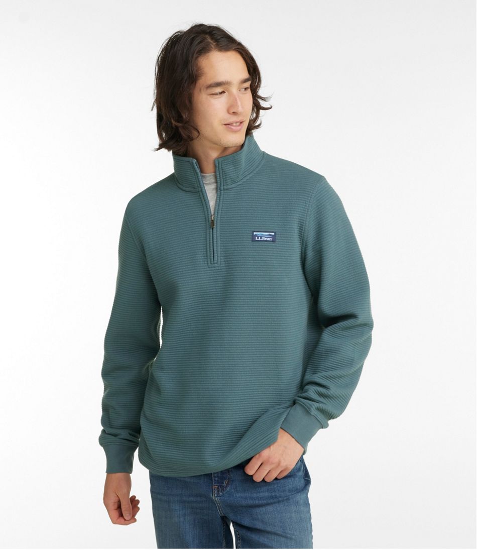 Men's Lakewashed Double-Knit Quarter-Zip Pullover | L.L.Bean discount
