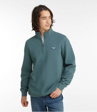 Men's Lakewashed Double-Knit Quarter-Zip Pullover | L.L.Bean discount