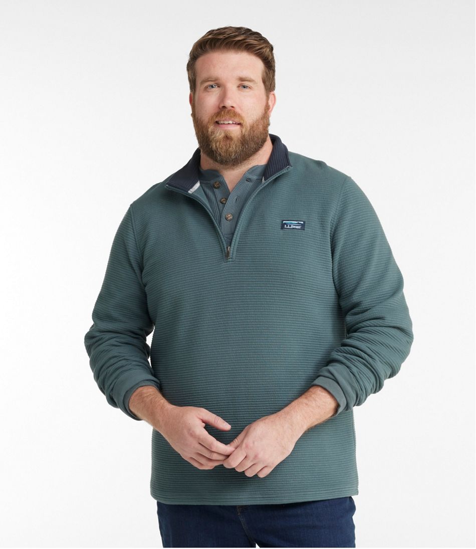 Men's Lakewashed Double-Knit Quarter-Zip Pullover | L.L.Bean discount