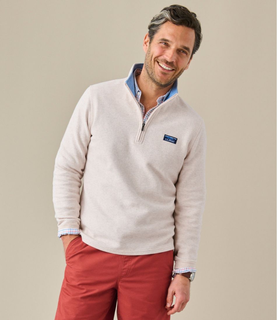 Men's Lakewashed Double-Knit Quarter-Zip Pullover | L.L.Bean discount