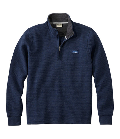 Men's Lakewashed Double-Knit Quarter-Zip Pullover | L.L.Bean discount