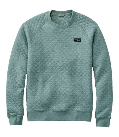 Men's Quilted Sweatshirt, Crewneck | L.L.Bean for sale
