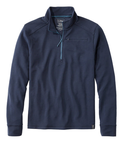 Men's VentureStretch Ottoman-Rib Pullover, Quarter-Zip | L.L.Bean on sale