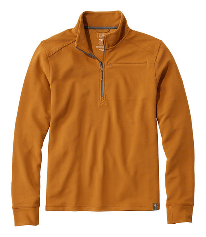Men's VentureStretch Ottoman-Rib Pullover, Quarter-Zip | L.L.Bean on sale