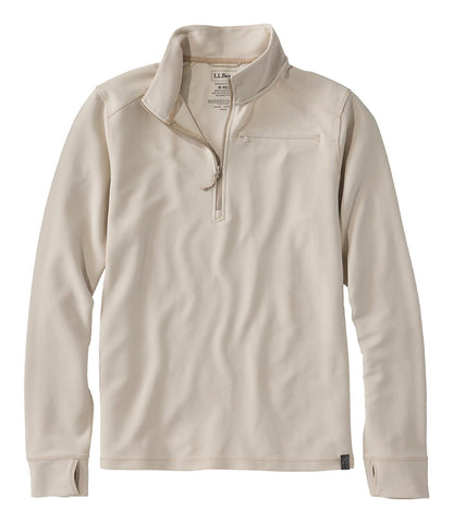 Men's VentureStretch Ottoman-Rib Pullover, Quarter-Zip | L.L.Bean on sale