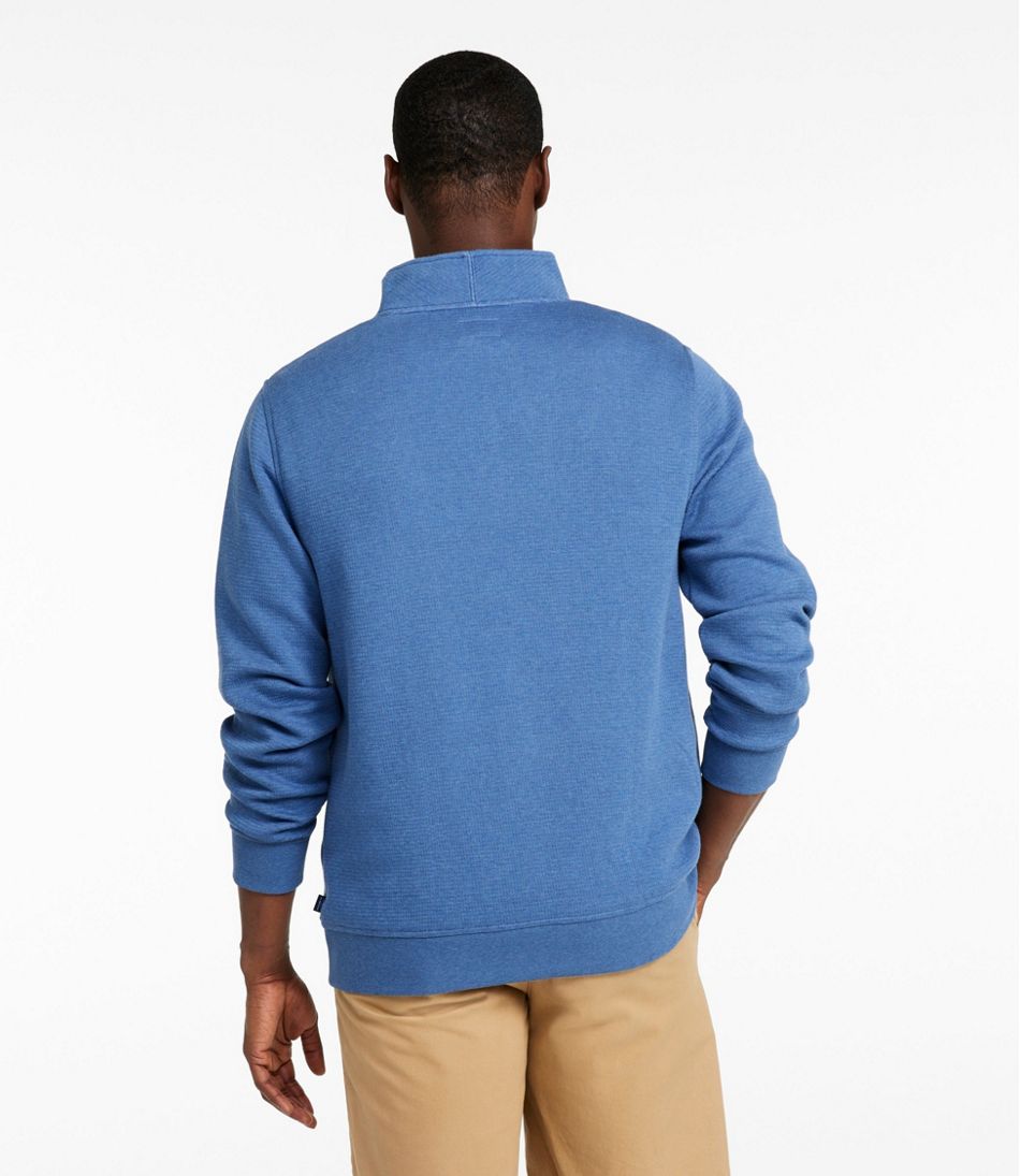 Men's All Seasons Textured Sweats, Quarter-Zip | L.L.Bean online