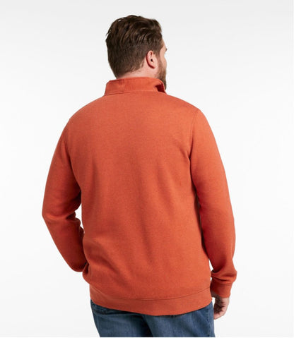 Men's All Seasons Textured Sweats, Quarter-Zip | L.L.Bean online