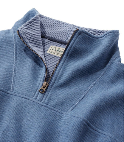 Men's All Seasons Textured Sweats, Quarter-Zip | L.L.Bean online