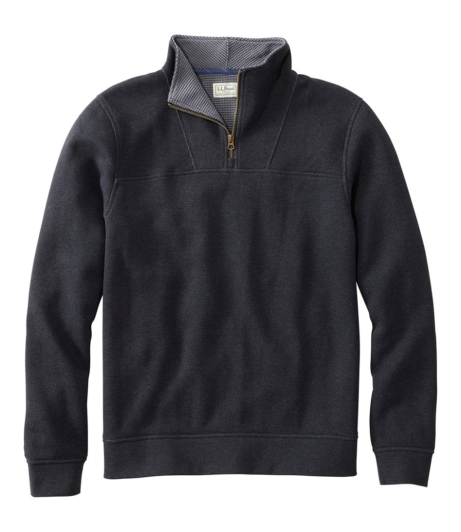 Men's All Seasons Textured Sweats, Quarter-Zip | L.L.Bean online