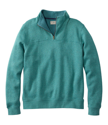 Men's All Seasons Textured Sweats, Quarter-Zip | L.L.Bean online