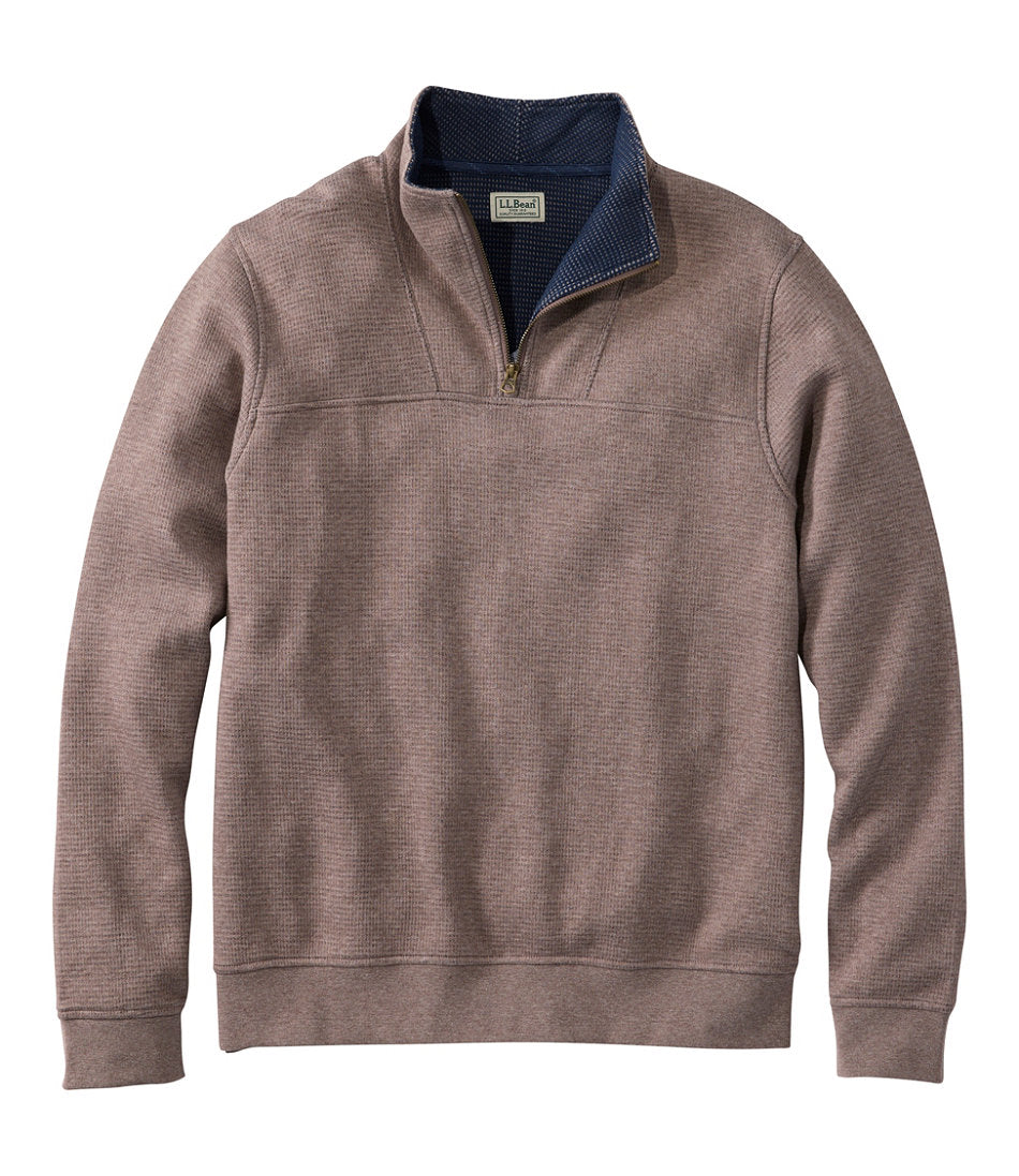 Men's All Seasons Textured Sweats, Quarter-Zip | L.L.Bean online