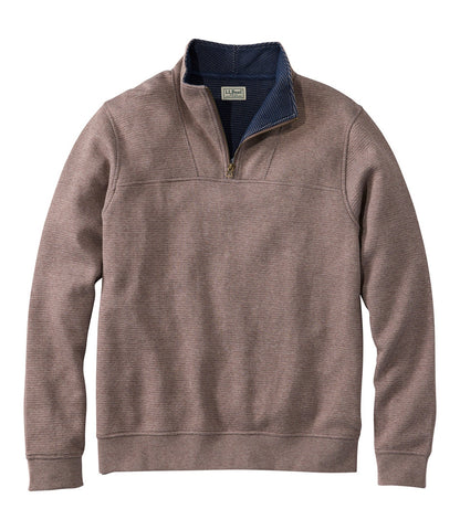 Men's All Seasons Textured Sweats, Quarter-Zip | L.L.Bean online