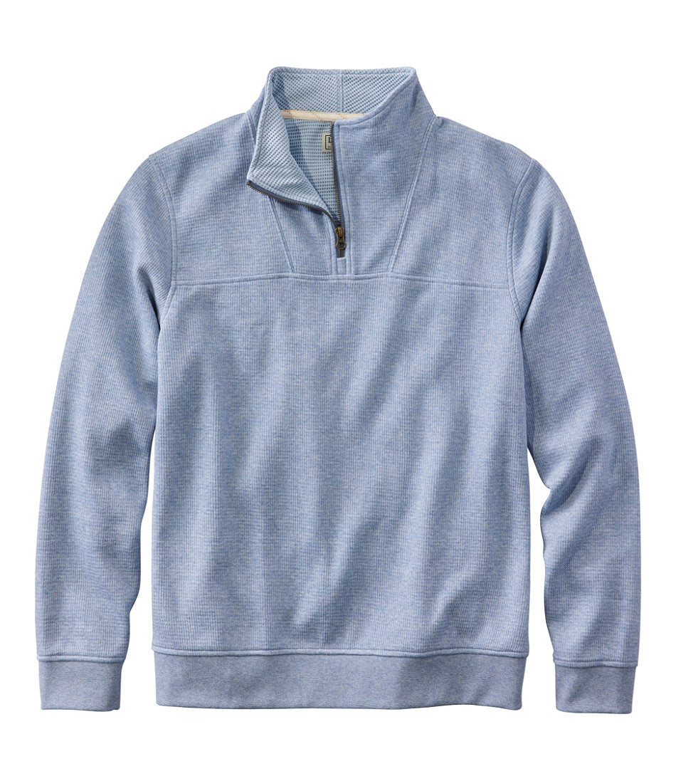 Men's All Seasons Textured Sweats, Quarter-Zip | L.L.Bean online