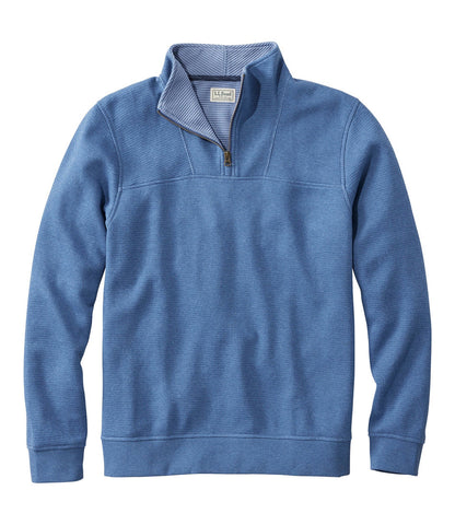 Men's All Seasons Textured Sweats, Quarter-Zip | L.L.Bean online