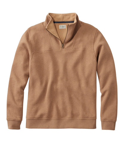 Men's All Seasons Textured Sweats, Quarter-Zip | L.L.Bean online