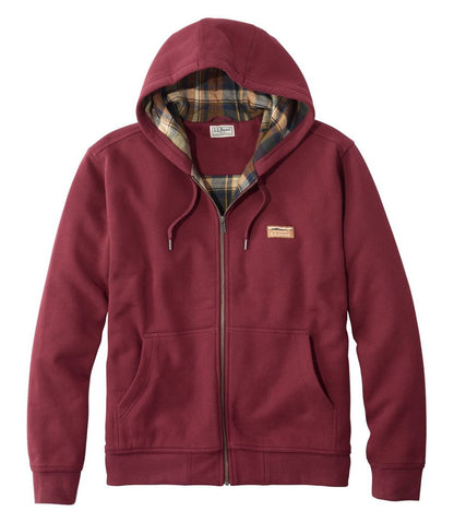 Men's Katahdin Iron Works® Hooded Sweatshirt, Flannel-Lined | L.L.Bean online
