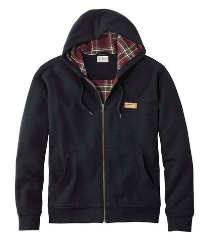 Men's Katahdin Iron Works® Hooded Sweatshirt, Flannel-Lined | L.L.Bean online