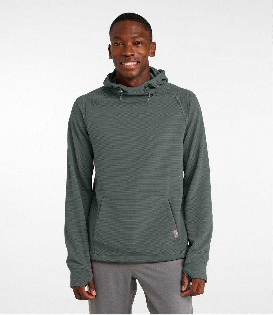 Men's VentureStretch Ottoman-Rib Hoodie | L.L.Bean US