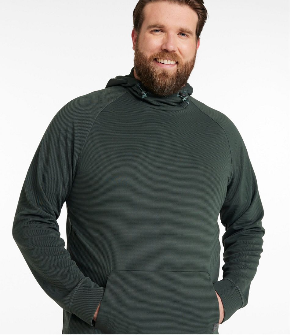 Men's VentureStretch Ottoman-Rib Hoodie | L.L.Bean US