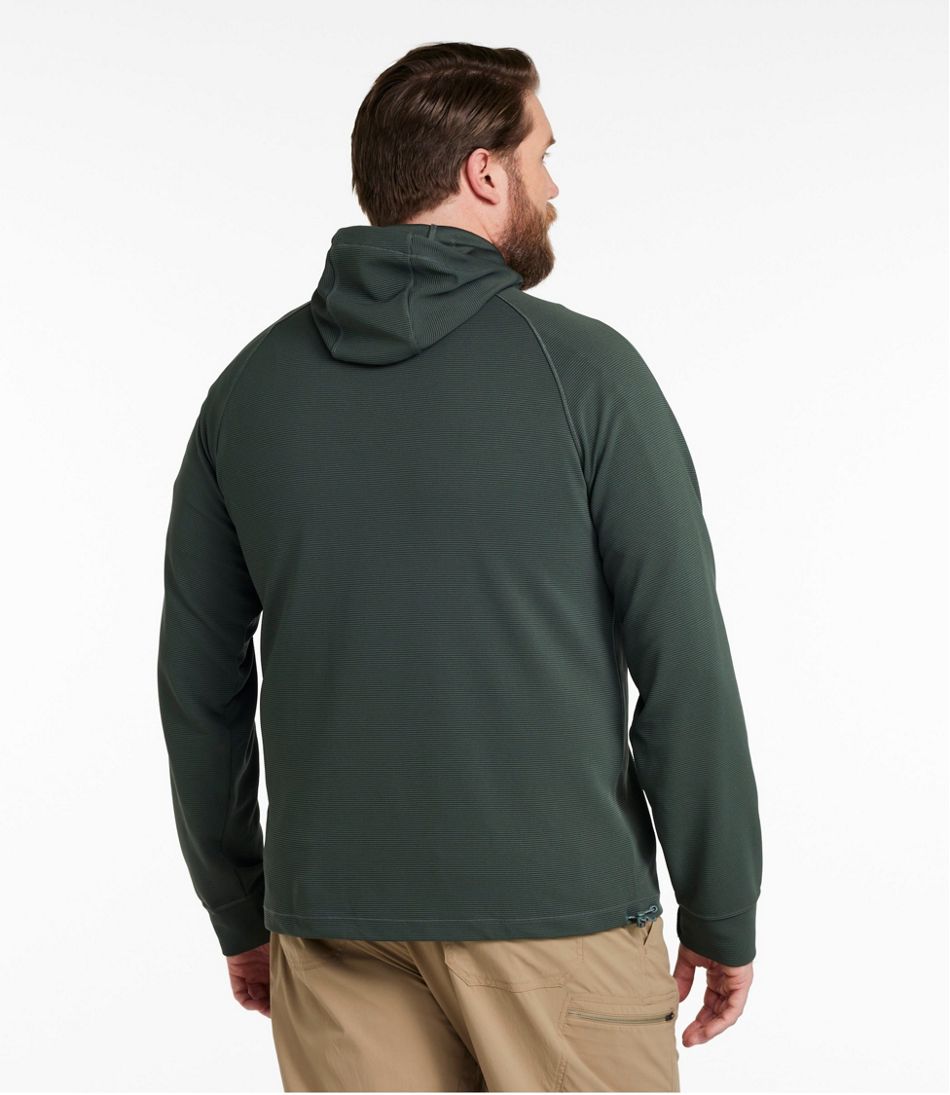 Men's VentureStretch Ottoman-Rib Hoodie | L.L.Bean US