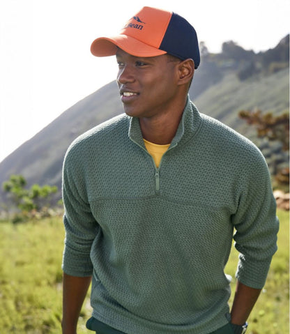 Men's Ridgeknit Pullover, Quarter-Zip | L.L.Bean US