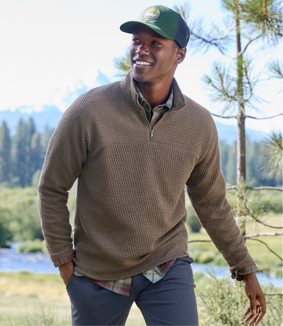Men's Ridgeknit Pullover, Quarter-Zip | L.L.Bean US