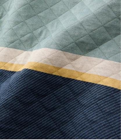 Men's Quilted Sweatshirt, Crewneck, Stripe | L.L.Bean online