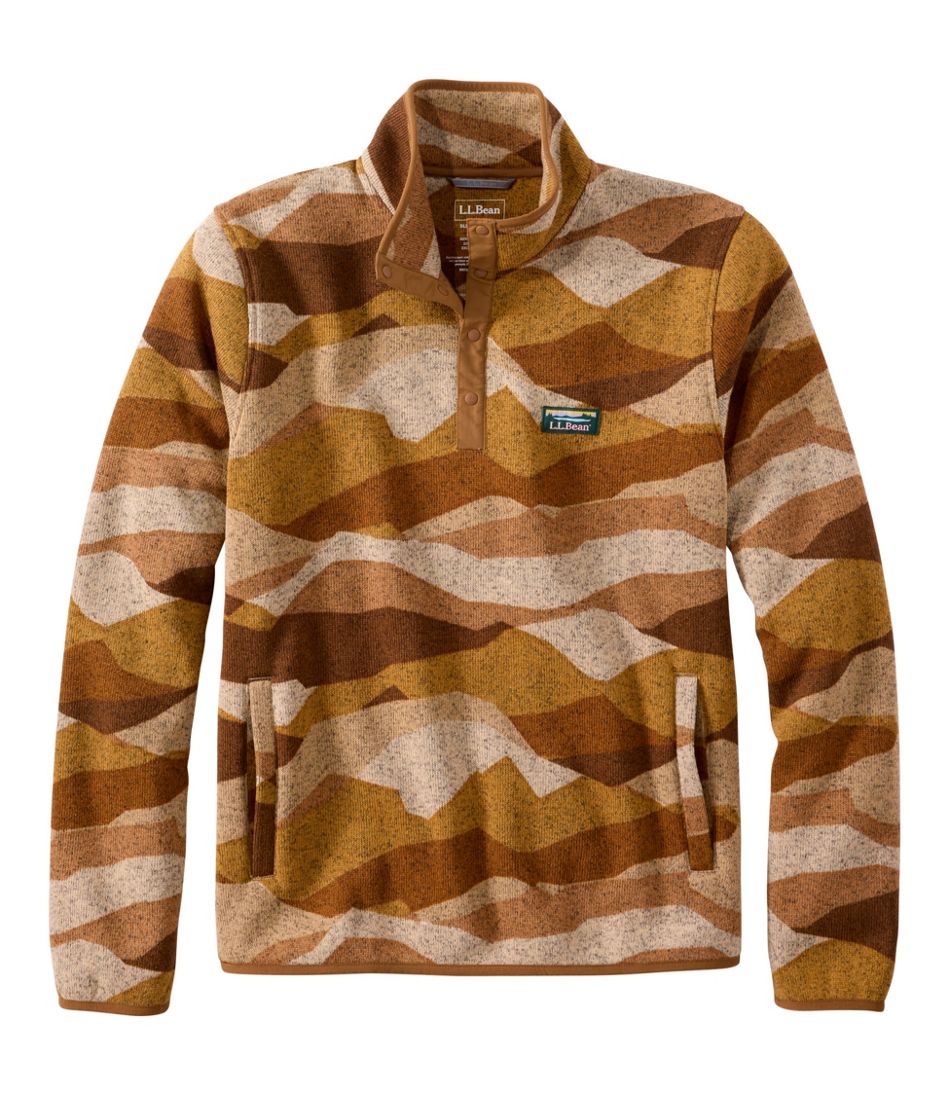 Men's Sweater Fleece Pullover, Print | L.L.Bean online