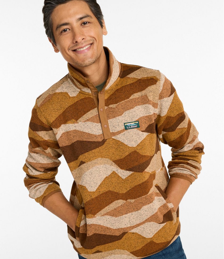 Men's Sweater Fleece Pullover, Print | L.L.Bean online