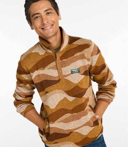 Men's Sweater Fleece Pullover, Print | L.L.Bean online