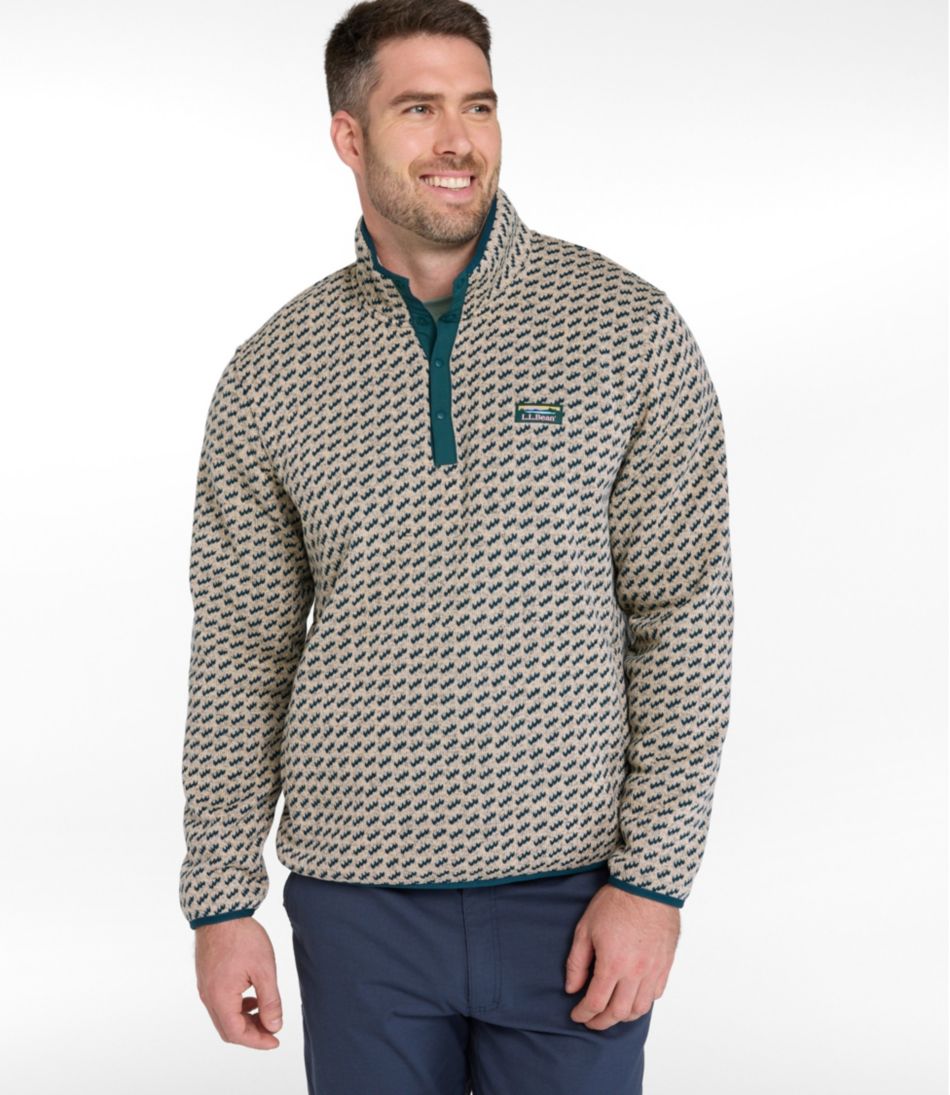 Men's Sweater Fleece Pullover, Print | L.L.Bean online