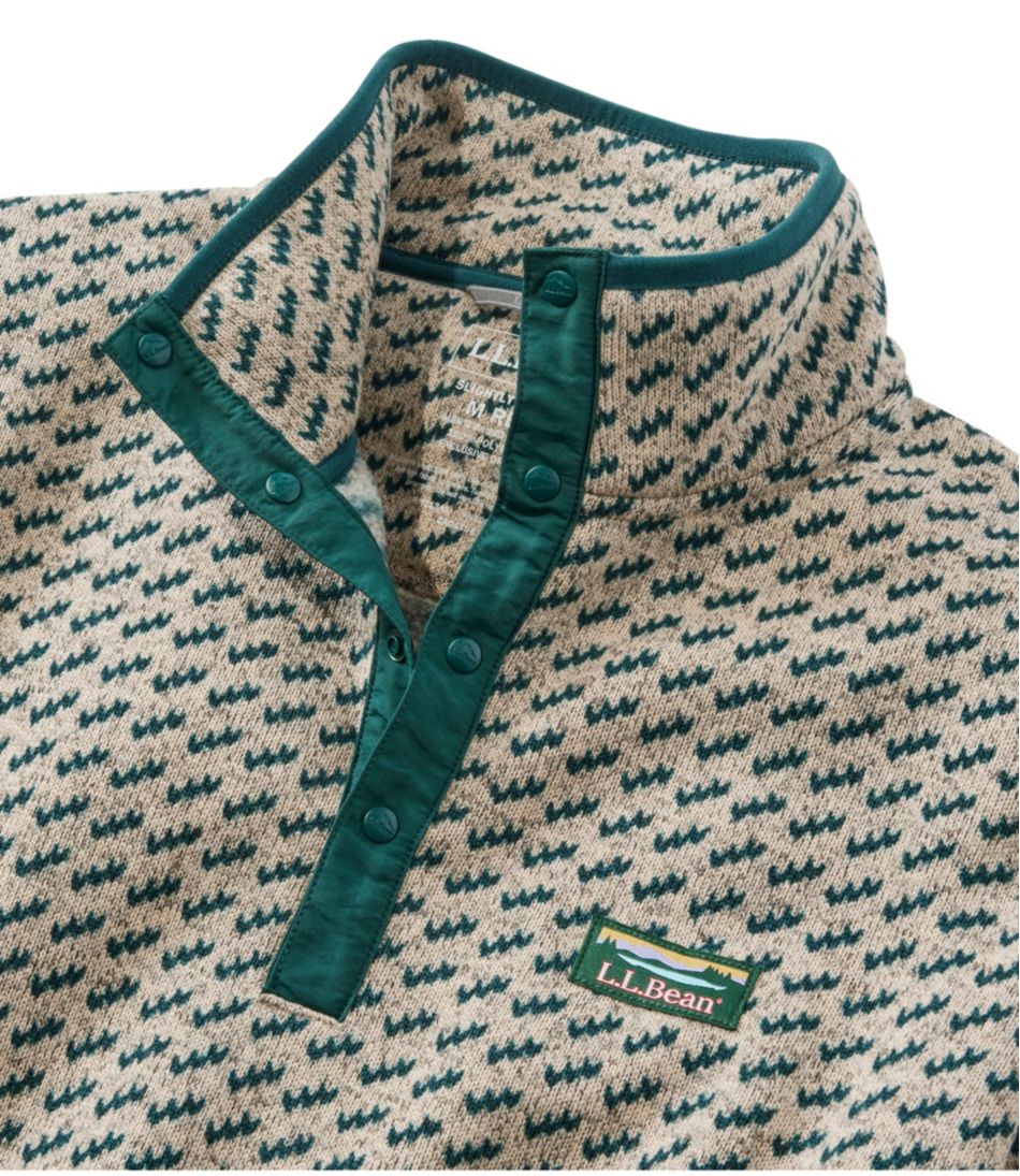 Men's Sweater Fleece Pullover, Print | L.L.Bean online