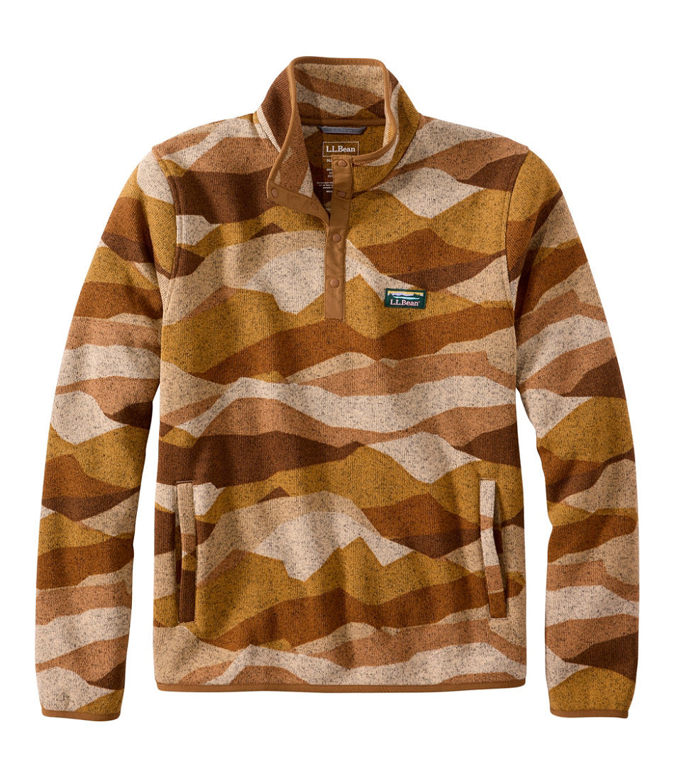 Men's Sweater Fleece Pullover, Print | L.L.Bean online