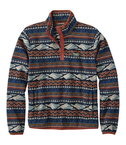 Men's Sweater Fleece Pullover, Print | L.L.Bean online