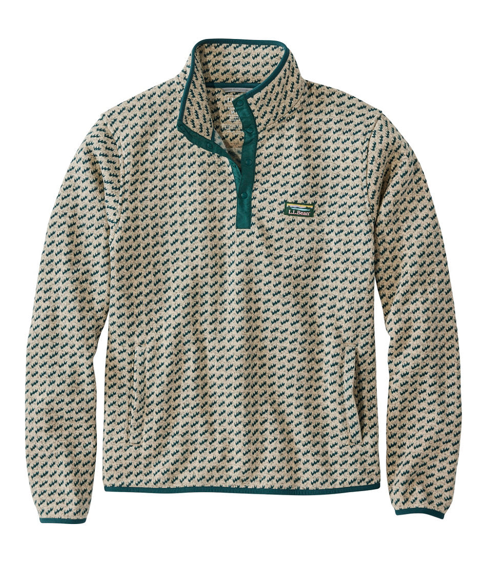 Men's Sweater Fleece Pullover, Print | L.L.Bean online