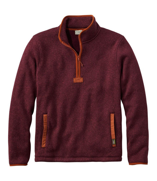 Men's Bean's Sweater Fleece Half-Zip Pullover | L.L.Bean US