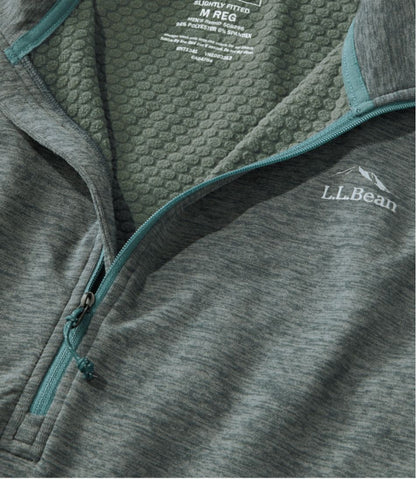 Men's Adventure Grid Fleece, Quarter-Zip | L.L.Bean for sale
